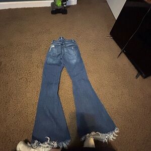 Women's Blue Flare Jeans